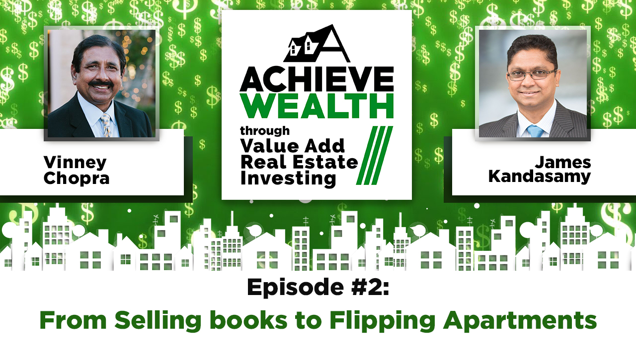 episode2 from selling books to flipping apartments