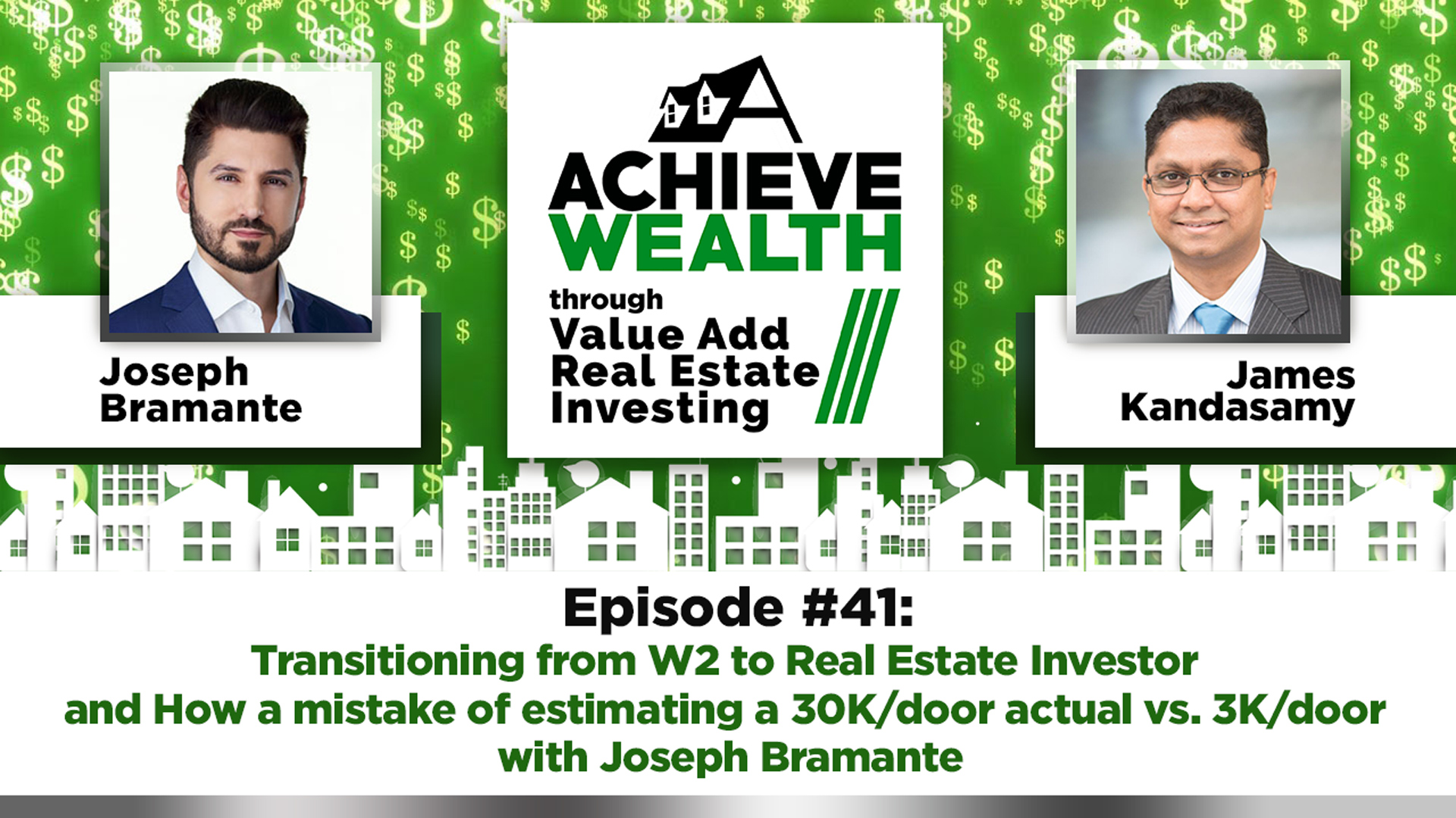 Ep#41 Transitioning from W2 to Real Estate Investor