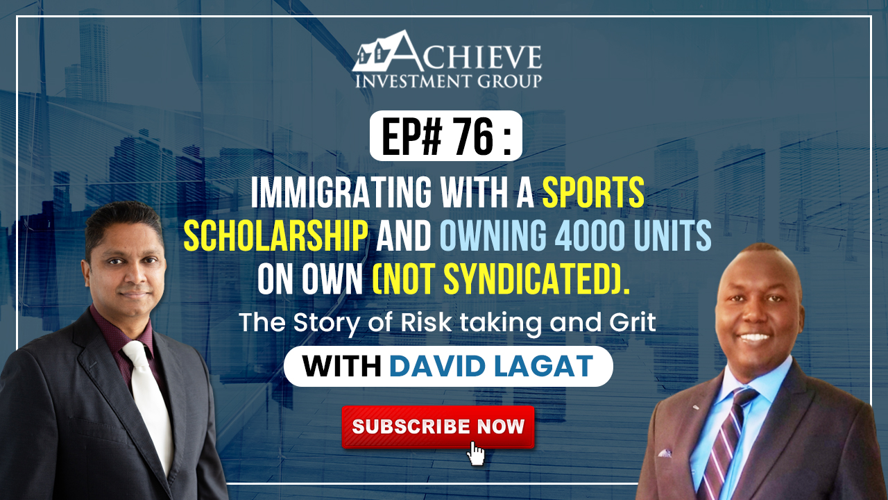Ep# 76 :Owning 4000 Units on Own . The Story of Risk taking and Grit with David Lagat.